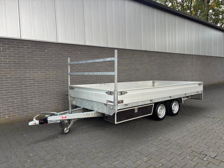 Henra 3500 KG multitransporter 400x200 cm + oprijplaten!, Auto diversen, Aanhangers en Bagagewagens, Gebruikt, Ophalen of Verzenden