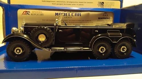 Mercedes Benz G4 W31 zwart 6wheels Mcg 1:18 KRD, Hobby en Vrije tijd, Modelauto's | 1:18, Zo goed als nieuw, Auto, Overige merken