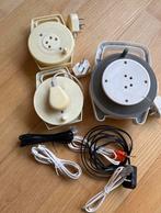 Oude telefoon kabels en haspels, Ophalen, Gebruikt, 1 handset