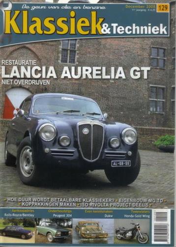 Klassiek & Techniek 129 2008 : Lancia Aurelia - Peugeot 304 beschikbaar voor biedingen