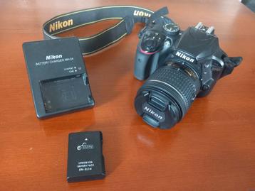 Nikon d3400 + Nikkor 18-55mm beschikbaar voor biedingen