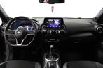 Nissan Juke 1.6 Hybrid N-Connecta (bj 2024, automaat), Auto's, Nissan, 1325 kg, Gebruikt, 4 cilinders, Leder en Stof