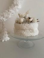Kersttaartje op plateau., Diversen, Kerst, Ophalen of Verzenden, Nieuw