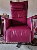Elektrisch verstelbare  relaxfauteuil, draaivoet, Prominent, Huis en Inrichting, Fauteuils, Ophalen, Gebruikt, 75 tot 100 cm, Metaal