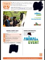 Animal event kaartjes ruilen, Tickets en Kaartjes, Evenementen en Festivals, Eén persoon