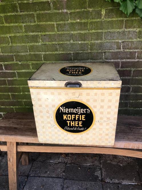 Groot winkelvoorraad blik Niemeijers koffie thee, Verzamelen, Blikken, Gebruikt, Koffie, Overige merken, Ophalen of Verzenden