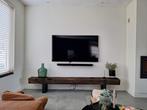 TV meubel van eiken spoorbiels, Minder dan 100 cm, 25 tot 50 cm, Ophalen of Verzenden, Eikenhout