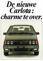 Folder Lada Samara Carlota 1989 (vaz 2108-2109), Ophalen of Verzenden, Zo goed als nieuw, Overige merken