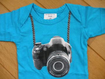 PAMPERS t- shirt aqua blauw maat 74 / 80 - nieuw - beschikbaar voor biedingen