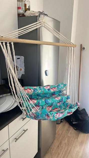 Hangmatstoel met Flamingo Print - Nieuw! beschikbaar voor biedingen