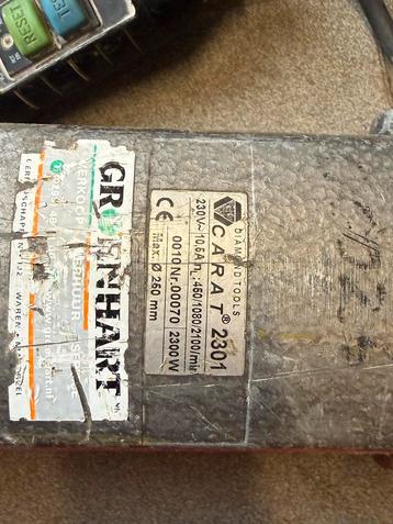 Carat Diamant Boormachine met Statief beschikbaar voor biedingen