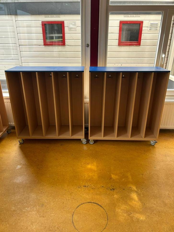 Kapstokkasten voor school kinderopvang  7 stuks beschikbaar, Huis en Inrichting, Kasten | Overige, Zo goed als nieuw, Ophalen