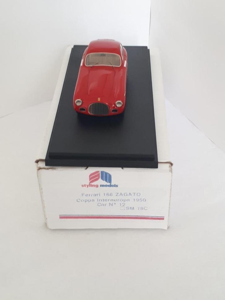 BBR SM18C Ferrari 166 Zagato Intereuropa 1/43, Hobby en Vrije tijd, Modelauto's | 1:43, Zo goed als nieuw, Auto, Overige merken