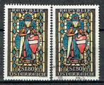 Oostenrijk 1967 St. Leopold Glas in RVS pf + gest, Verzenden, Postfris, Plaats of Gebouw