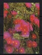 congo 2002 pf blok bloemen flowers flora, Ophalen of Verzenden, Postfris, Dier of Natuur