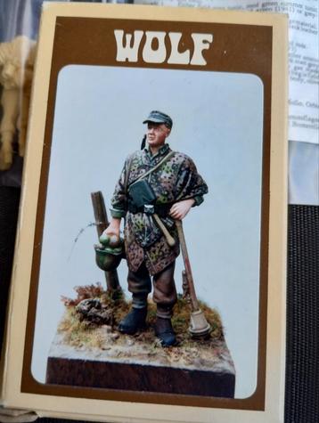 Duitse Soldaat WOII Zeltbahn Miniatuur beschikbaar voor biedingen