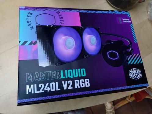 Cooler Master MasterLiquid ML240L V2 RGB, Computers en Software, Computerkoelers, Gebruikt, Waterkoeling, Ophalen