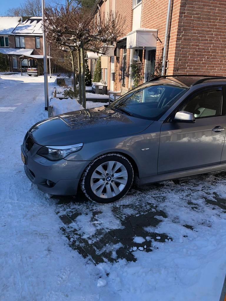BMW E60/E61 Winterbanden 225/50/R17. dunlop flatrun banden, Ophalen, Gebruikt