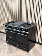 Luxe Lacanche Zwart 100cm Gas Dubbele Oven + Coup de Feu, Witgoed en Apparatuur, Fornuizen, Hete lucht, 60 cm of meer, Ophalen of Verzenden