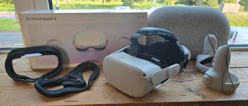 Oculus Meta Quest 2 met Moonies elite battery strap, Spelcomputers en Games, Virtual Reality, Gebruikt, Overige platformen, Ophalen of Verzenden