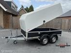 Verdonk gesloten bakwagen aanhanger 300x130x130 2000KG, Gebruikt
