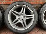Mercedes AMG velgen met Winterbanden, Auto-onderdelen, Ophalen, 18 inch, Banden en Velgen, Winterbanden