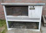 Ferplast houten cavia- of konijnenhok Ranch 120, Dieren en Toebehoren, Knaagdieren en Konijnen | Hokken en Kooien, Ophalen, Kooi