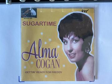 ALMA COGAN: SUGARTIME - GETTIN' READY FOR FREDDY VG+ beschikbaar voor biedingen