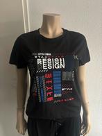 Nikkie zwart shirt maat 40, Kleding | Dames, T-shirts, Maat 38/40 (M), Verzenden, Zwart, Zo goed als nieuw