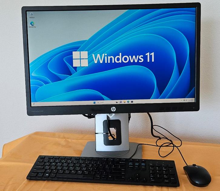 Zeer Mooie HP & 24 "Led LCD All In One Pc" SSD Wind11 Wi-Fi, Computers en Software, Desktop Pc's, Refurbished, 4 Ghz of meer, SSD