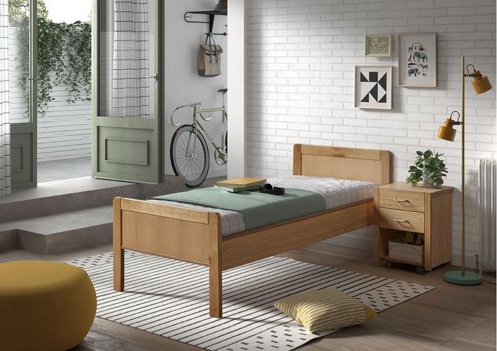 Senora seniorenbed massief eiken in 3 kleuren, Huis en Inrichting, Slaapkamer | Bedden, Nieuw, Ophalen of Verzenden
