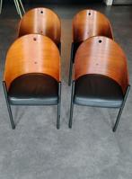 4 Driade Costes Stoelen - Gebruikt, Goede Staat, Huis en Inrichting, Stoelen, Bruin, Ophalen of Verzenden, Vier, Modern