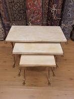 Vintage mimiset bijzettafels, Huis en Inrichting, Tafels | Bijzettafels, Tweedehands, Vintage, Rechthoekig, Ophalen