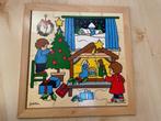 Houten Kerst Puzzel (Rolf), Ophalen, 10 tot 50 stukjes, Zo goed als nieuw, Van hout