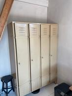 Beige lockerkast 4 deurs., Huis en Inrichting, Ophalen, Gebruikt