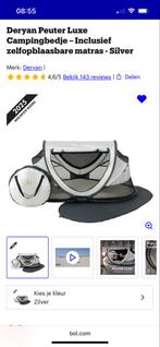 Deryan peuter campingbed - zo goed als nieuw!, Ophalen of Verzenden, Zo goed als nieuw, Reisbedje