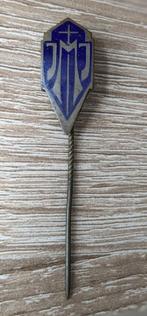 emaille religie speld JMJ Sociëteit van Jezus Maria en Jozef, Verzamelen, Speldjes, Pins en Buttons, Ophalen of Verzenden, Overige onderwerpen