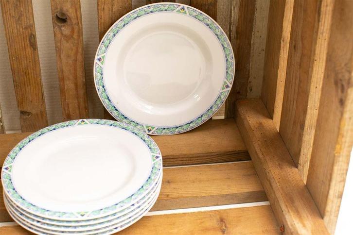 Azberg gebaksbordjes 31825, Huis en Inrichting, Keuken | Servies, Gebruikt, Bord(en), Overige stijlen, Porselein, Ophalen of Verzenden