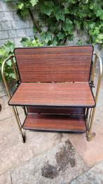 theetafel / sidetable inklapbaar tot heel plat, Tuin en Terras, Ophalen of Verzenden, Gebruikt