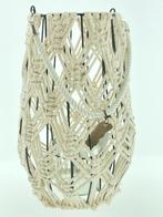 Windlicht - Macramé - Handgemaakt - Metaal - Inclusief glas, Ophalen, Overige materialen, 25 tot 50 cm, Nieuw