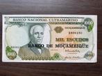 1000 Escudos Mozambique 1976 Bankbiljet p-119, Ophalen of Verzenden, Overige landen, Los biljet