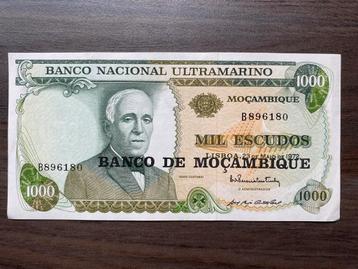 1000 Escudos Mozambique 1976 Bankbiljet p-119 beschikbaar voor biedingen