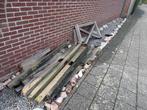 Brandhout - gratis, Doe-het-zelf en Verbouw, Hout en Planken, Ophalen, Gebruikt, 50 mm of meer, Balk