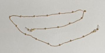 goudkleurig brillenkoord / brilketting voor bril / zonnebril beschikbaar voor biedingen