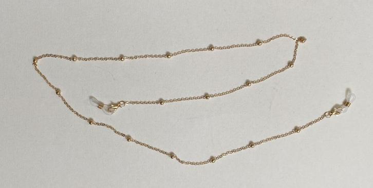 goudkleurig brillenkoord / brilketting voor bril / zonnebril, Sieraden, Tassen en Uiterlijk, Zonnebrillen en Brillen | Dames, Nieuw