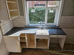 Aanrechtblad Terrazzo Look + Vensterbank, Huis en Inrichting, Keuken | Keukenelementen, Ophalen, Gebruikt, 150 tot 200 cm, Grijs