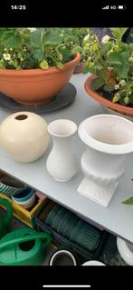 Bloem potten 10,15 cm €3, Tuin en Terras, Bloempotten, Rond, Ophalen of Verzenden, Zo goed als nieuw, Aardewerk