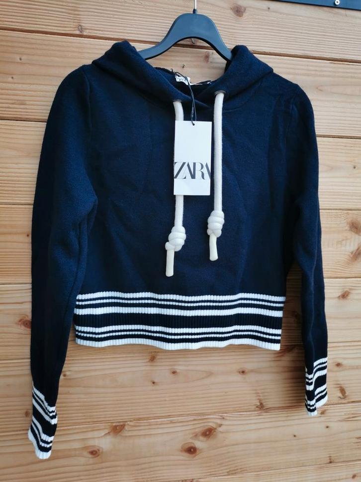 ZARA hoodie mt. M, Kleding | Dames, Truien en Vesten, Nieuw, Maat 38/40 (M), Blauw, Verzenden