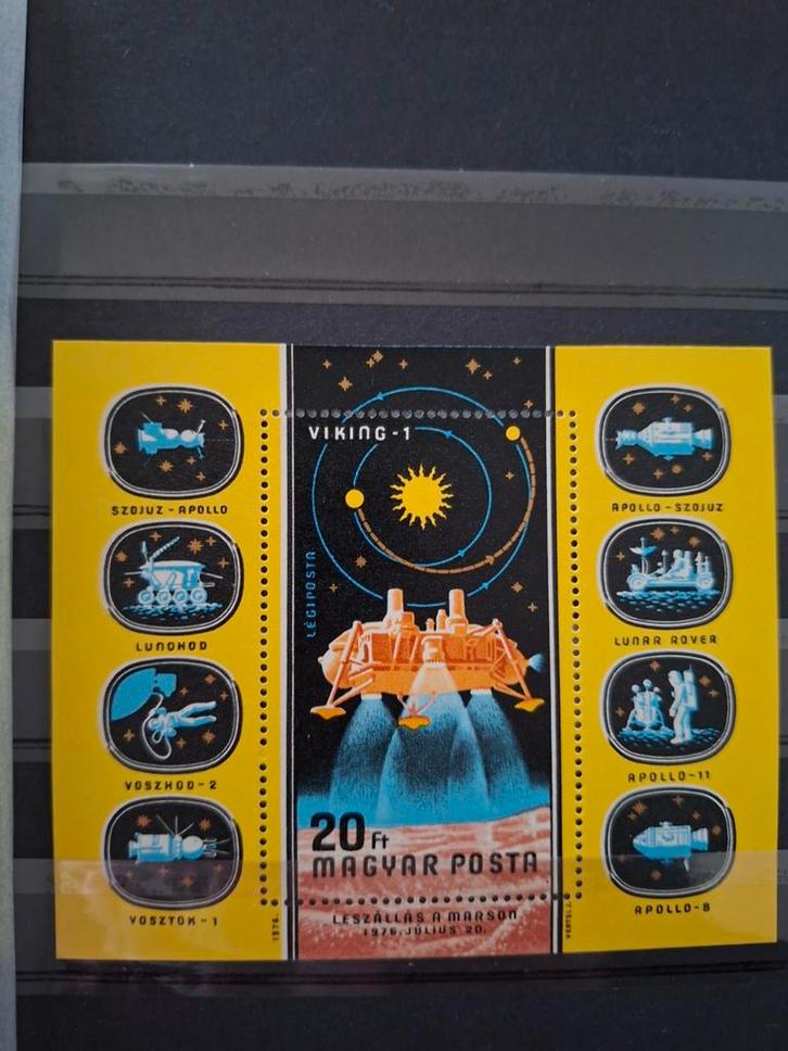 Hongarije 1976 Ruimtevaart Postzegel - Postfris, Postzegels en Munten, Postzegels | Thematische zegels, Postfris, Overige thema's