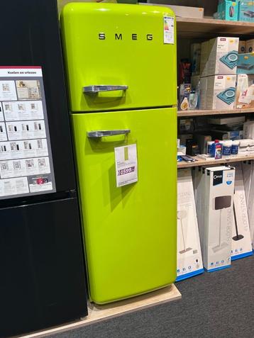 Smeg FAB30RLI5 LimeGreen Koel/Vries combinatie beschikbaar voor biedingen